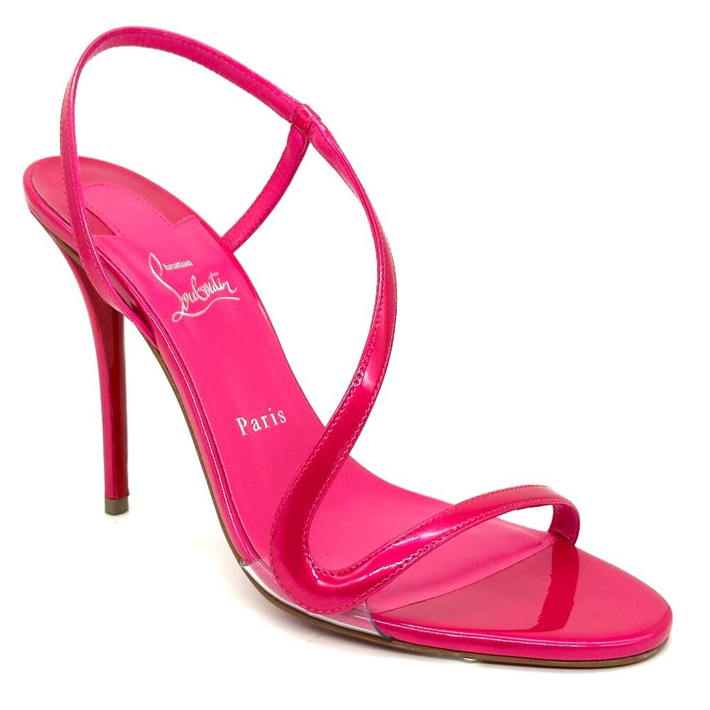 Christian Louboutin Pink Strappy Sandals - Picture 10 of 16